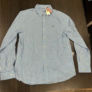 Men's Blue Checkered Shirt
